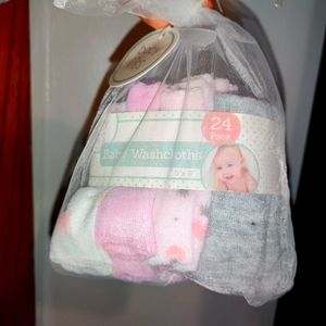 24pk Brand New baby washcloths